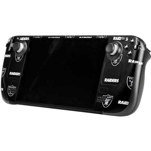 NFL Raiders Blitz Series Steam Deck Handheld Gaming Computer Skin